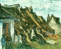 Chalets à Chaponval Auvers sur Oise Vincent van Gogh